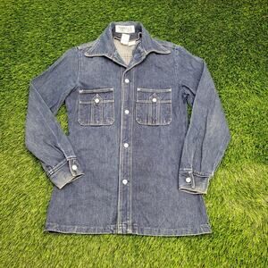 Vintage 80s Wrangler Jacket XS 17x29 Dark-Wash